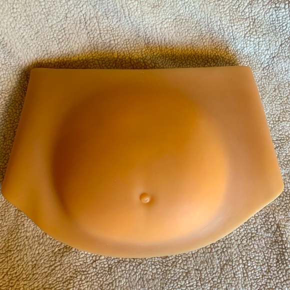 Silicone Pregnancy Belly Band, XS-Small, 3 months appearance, hook & loop - Picture 1 of 7